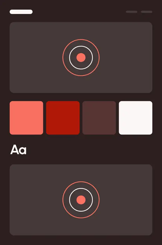 Brand identity system mock-up